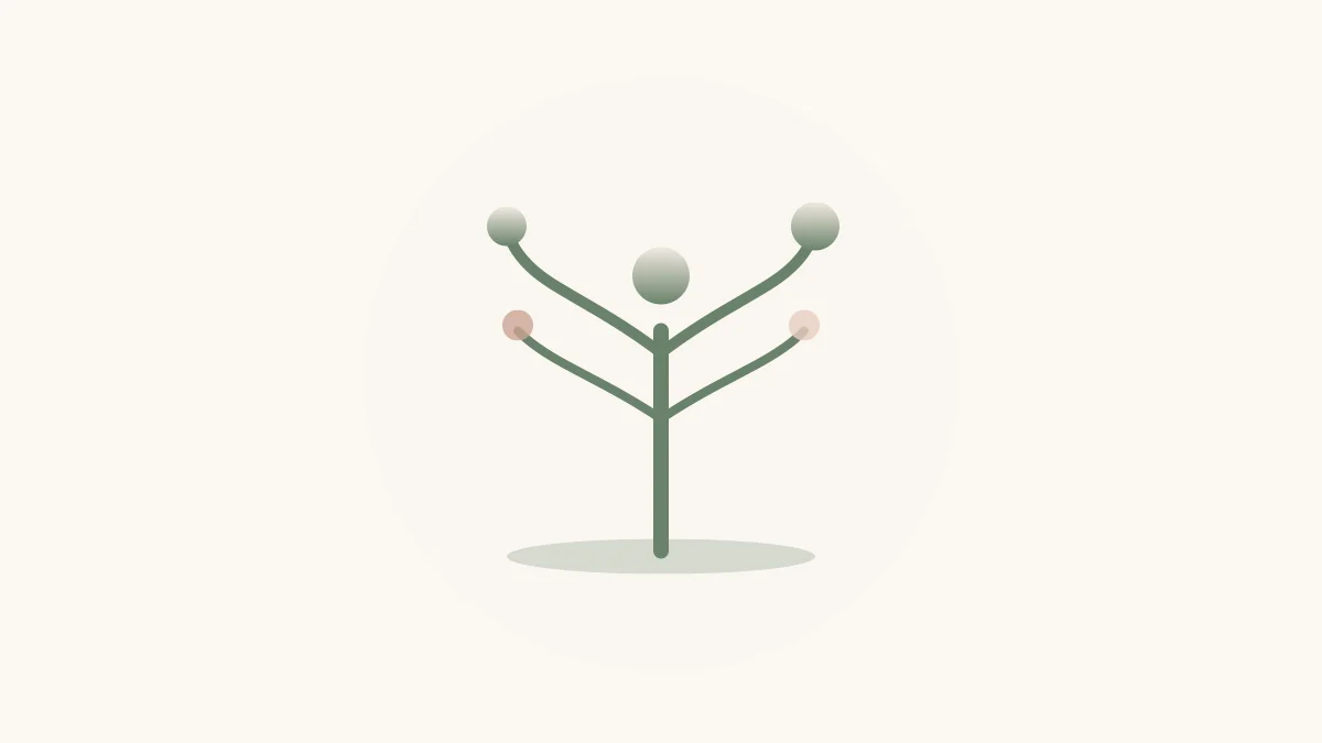 Illustratie van een boom als symbool voor natuurbegraven in Nederland