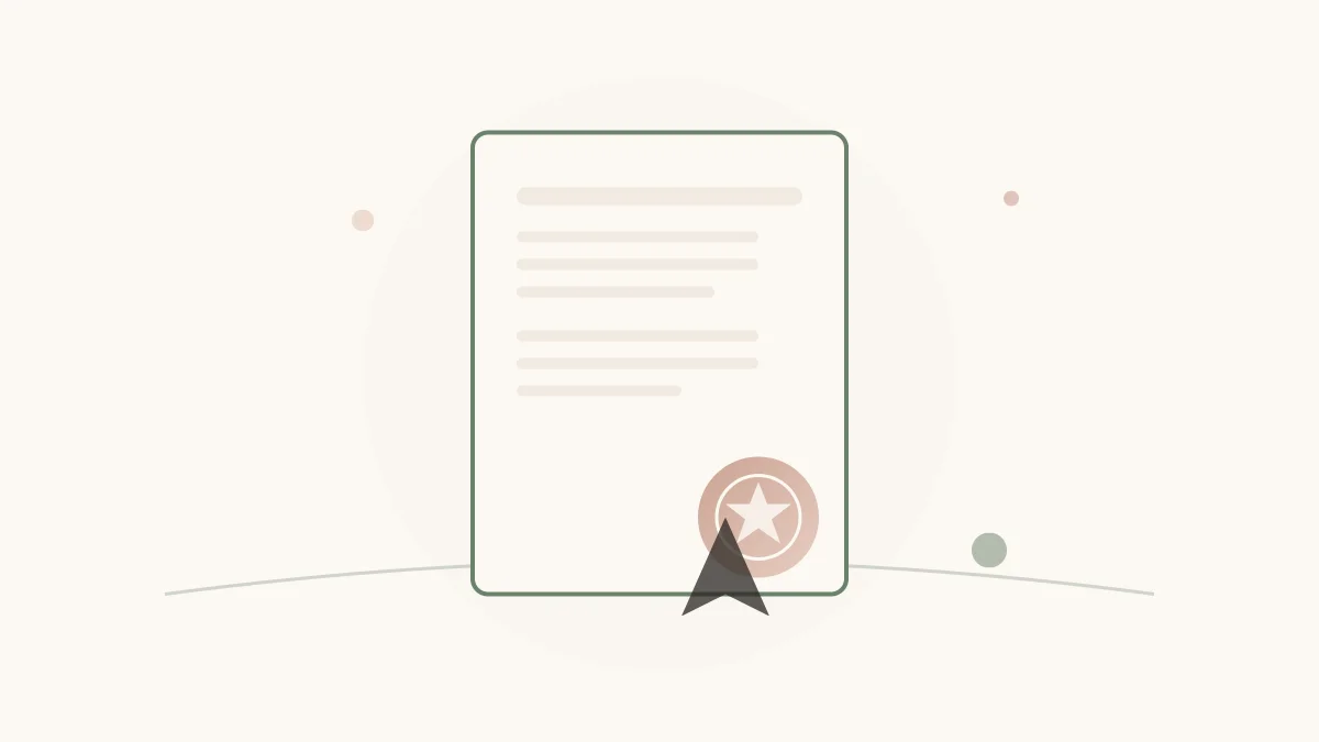 Illustratie van een testament opstellen document met zegel en lint